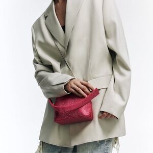 Zara  Pink Mini Rhinestone Bag